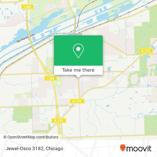 Jewel-Osco 3182 map