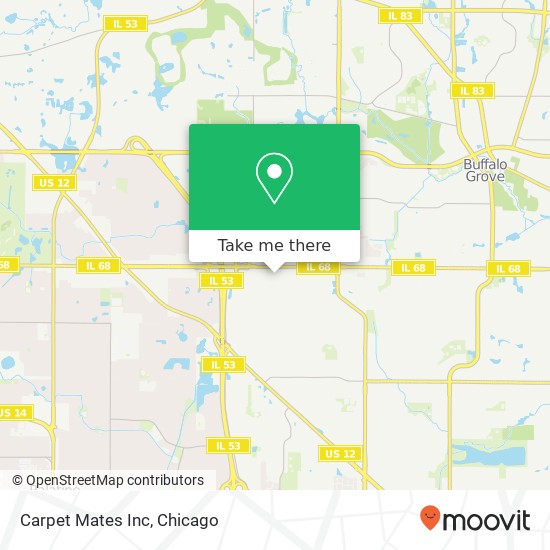 Mapa de Carpet Mates Inc