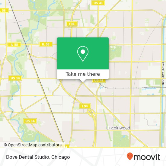 Dove Dental Studio map