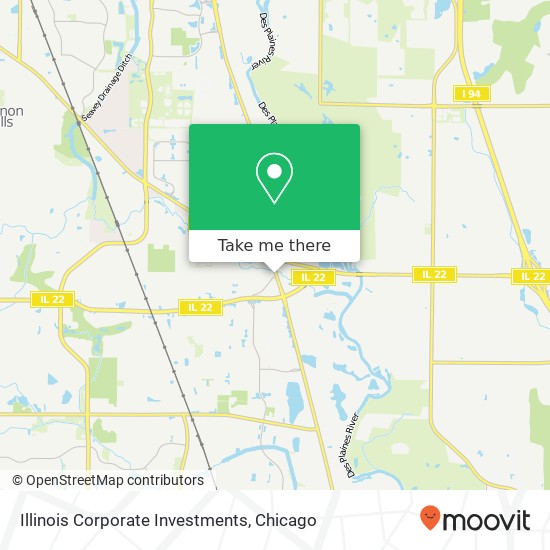 Illinois Corporate Investments map
