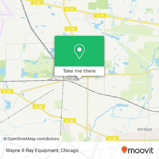 Mapa de Wayne X-Ray Equipment