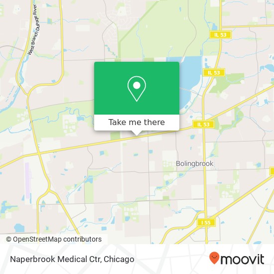 Naperbrook Medical Ctr map