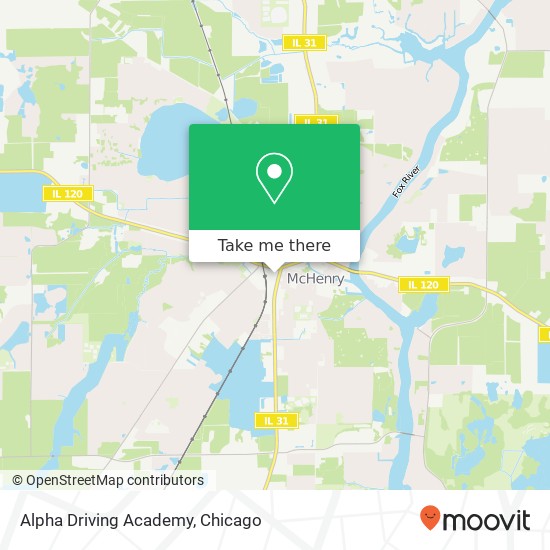 Mapa de Alpha Driving Academy