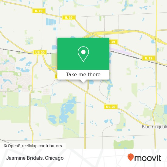 Jasmine Bridals map