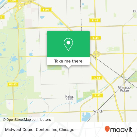 Midwest Copier Centers Inc map