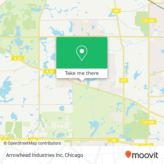 Arrowhead Industries Inc map