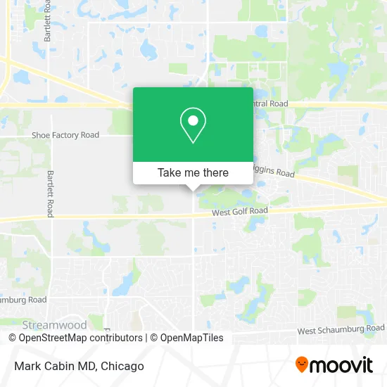 Mark Cabin MD map