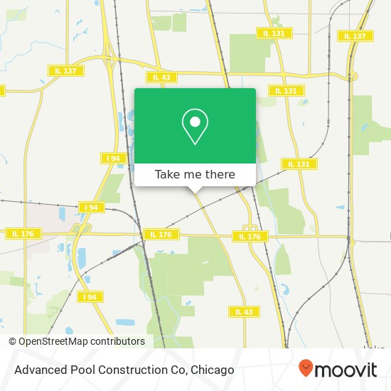 Advanced Pool Construction Co map