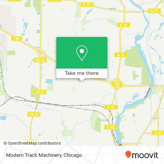 Mapa de Modern Track Machinery