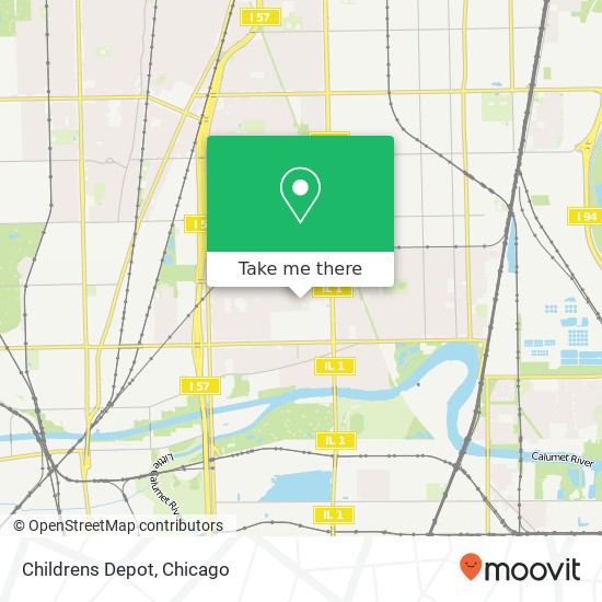 Childrens Depot map