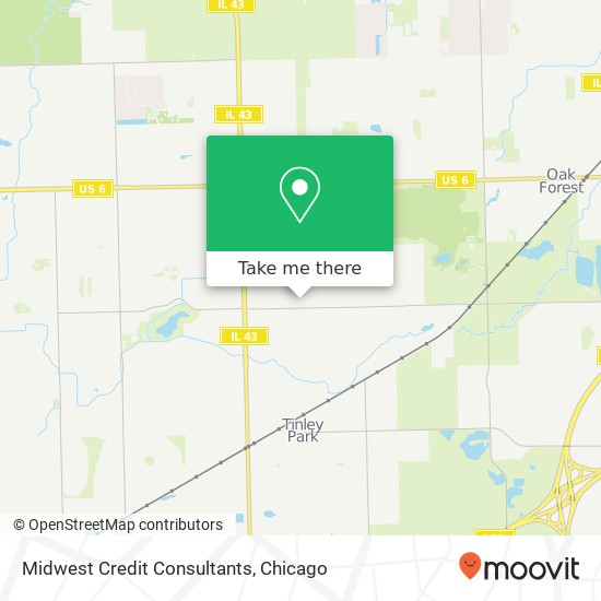 Mapa de Midwest Credit Consultants