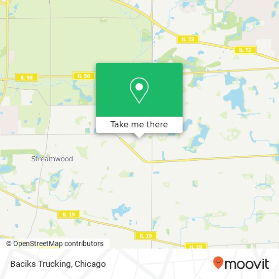 Mapa de Baciks Trucking