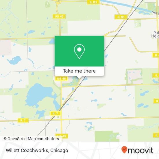 Willett Coachworks map