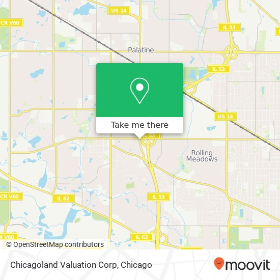 Chicagoland Valuation Corp map