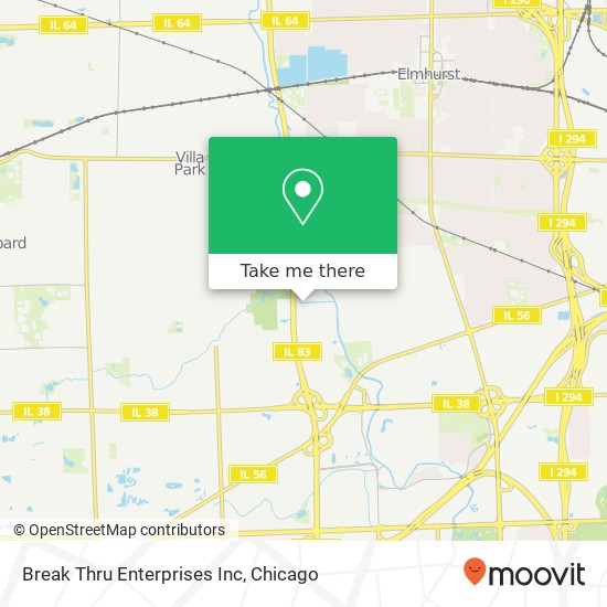 Break Thru Enterprises Inc map