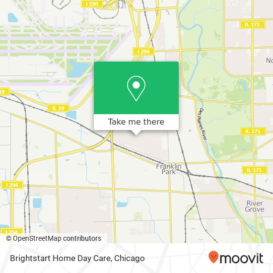 Brightstart Home Day Care map