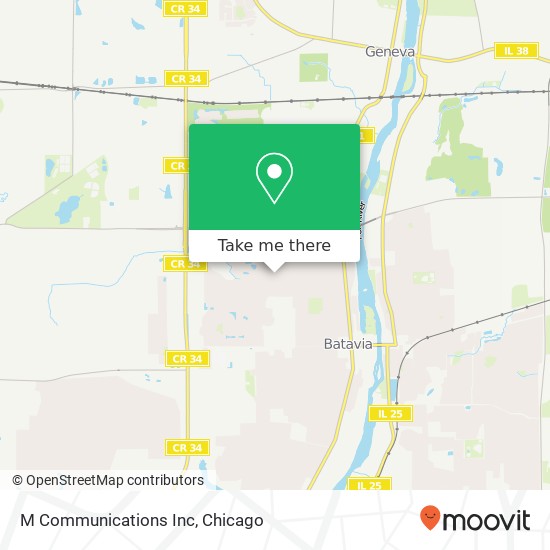 M Communications Inc map