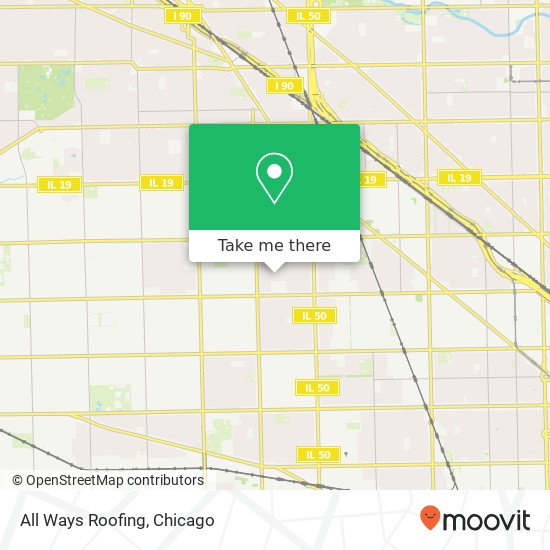 All Ways Roofing map