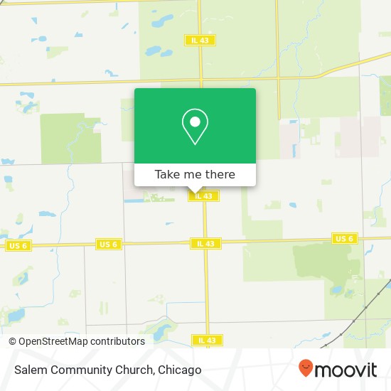 Salem Community Church map
