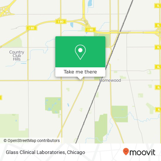 Mapa de Glass Clinical Laboratories