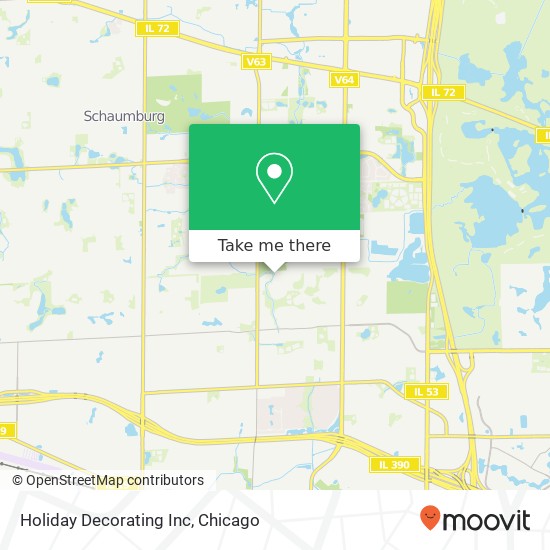 Mapa de Holiday Decorating Inc