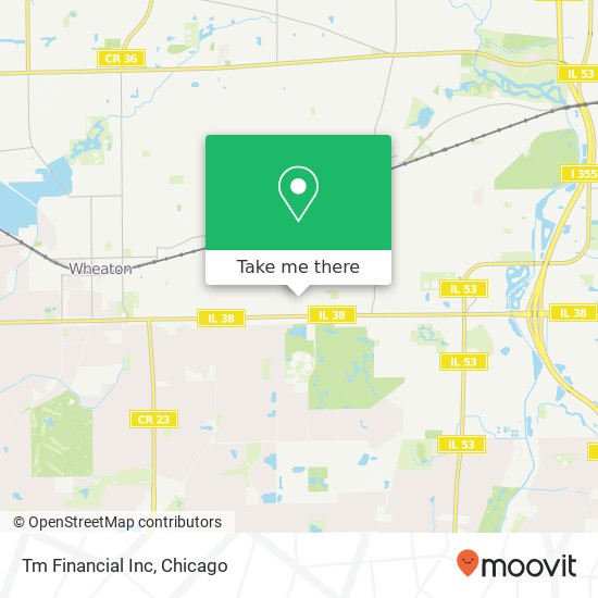 Tm Financial Inc map