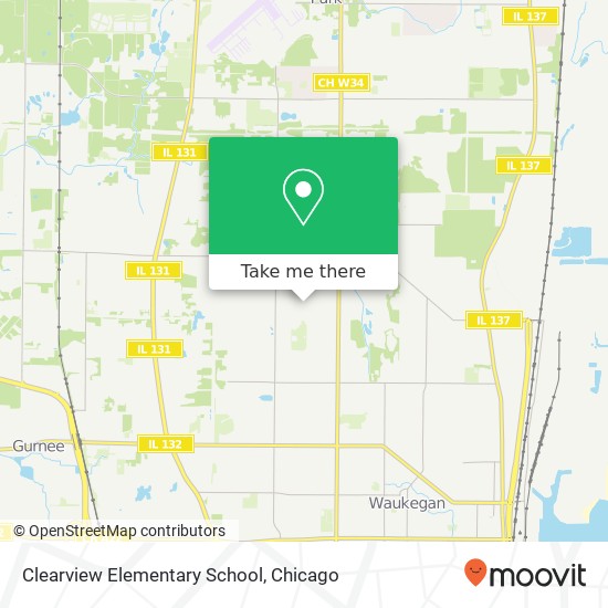 Clearview Elementary School map