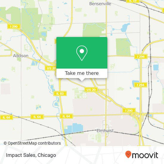 Impact Sales map