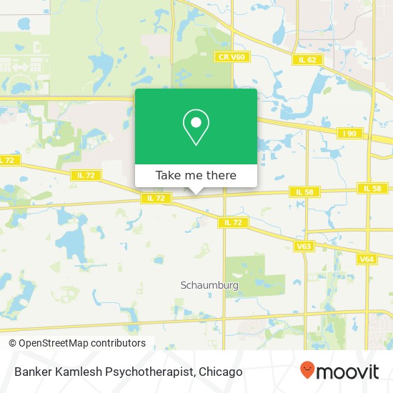 Banker Kamlesh Psychotherapist map