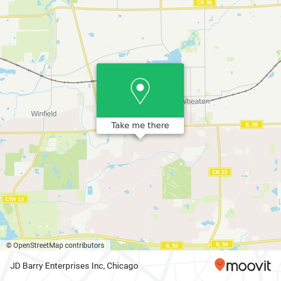 JD Barry Enterprises Inc map