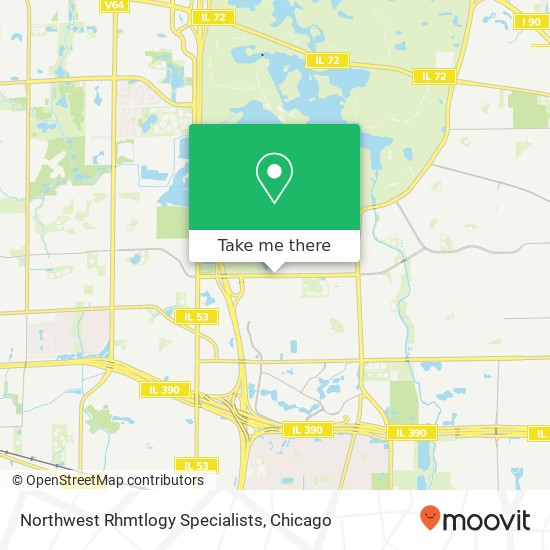 Northwest Rhmtlogy Specialists map