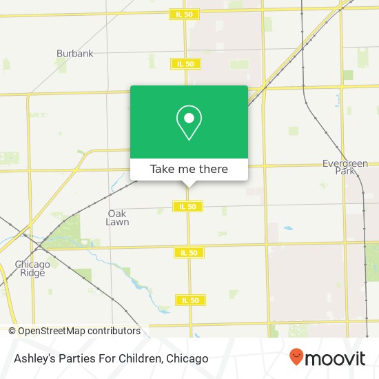 Ashley's Parties For Children map