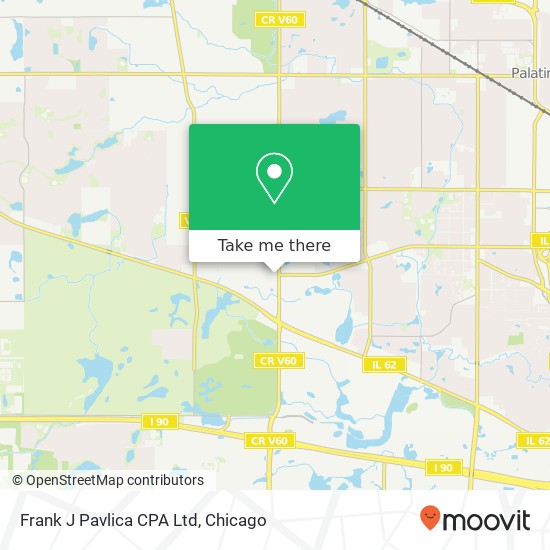 Frank J Pavlica CPA Ltd map