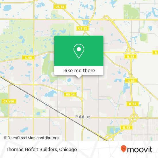 Mapa de Thomas Hofelt Builders