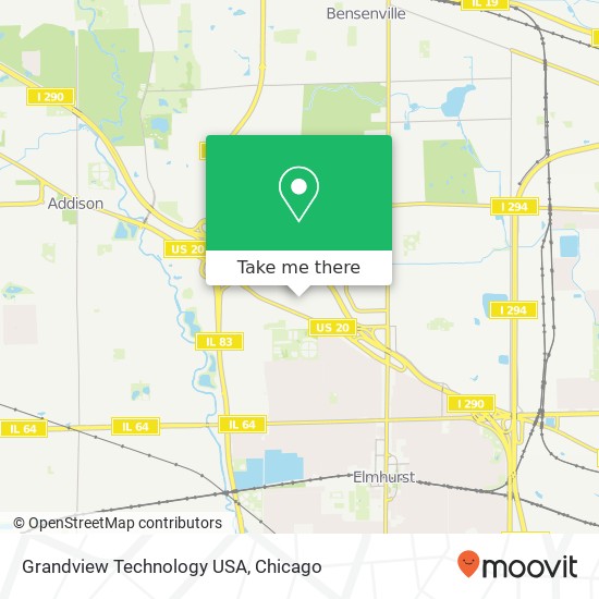 Mapa de Grandview Technology USA