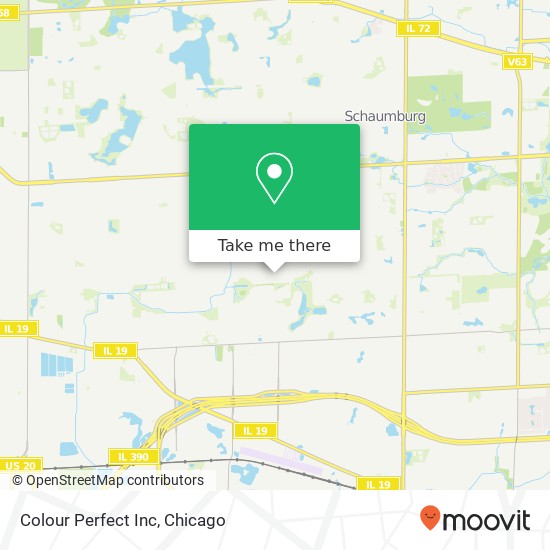 Mapa de Colour Perfect Inc