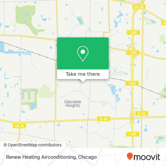 Renew Heating Airconditioning map