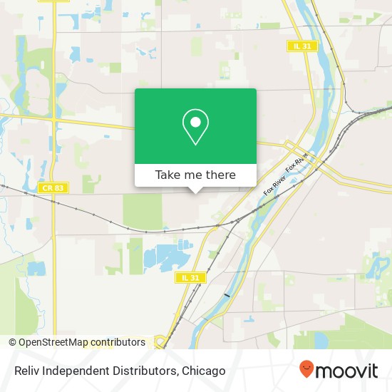 Reliv Independent Distributors map