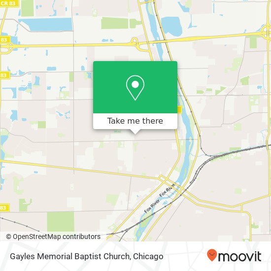 Gayles Memorial Baptist Church map