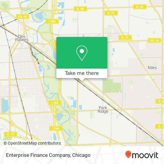 Enterprise Finance Company map