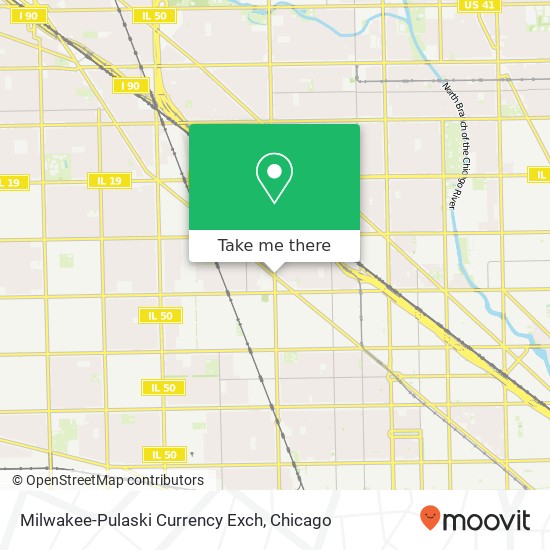 Milwakee-Pulaski Currency Exch map