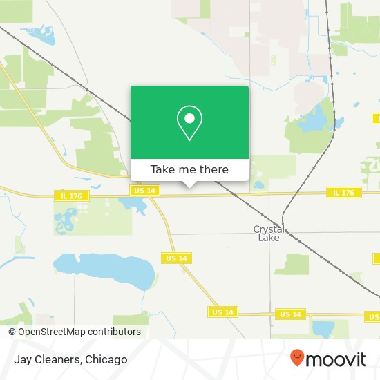 Jay Cleaners map