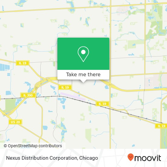 Mapa de Nexus Distribution Corporation