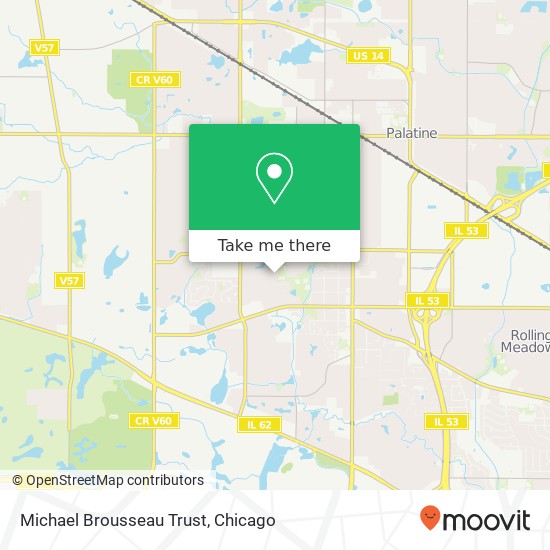 Mapa de Michael Brousseau Trust