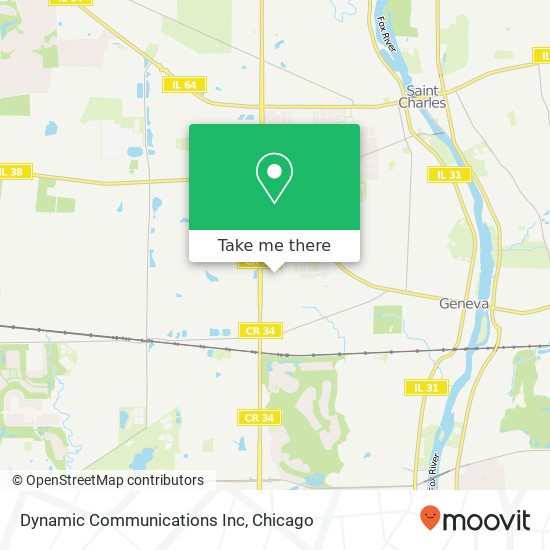 Mapa de Dynamic Communications Inc
