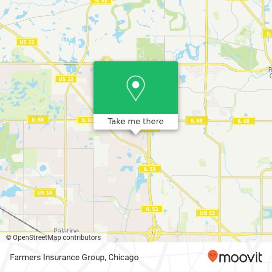 Farmers Insurance Group map