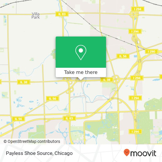 Mapa de Payless Shoe Source