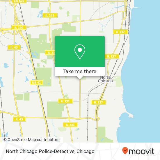 Mapa de North Chicago Police-Detective