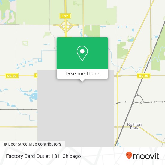 Factory Card Outlet 181 map