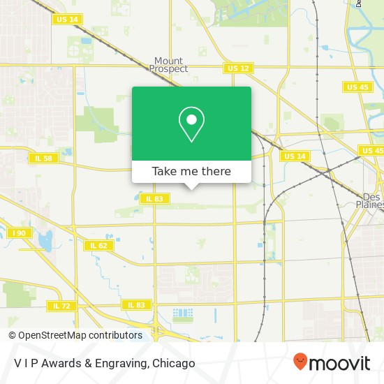 V I P Awards & Engraving map